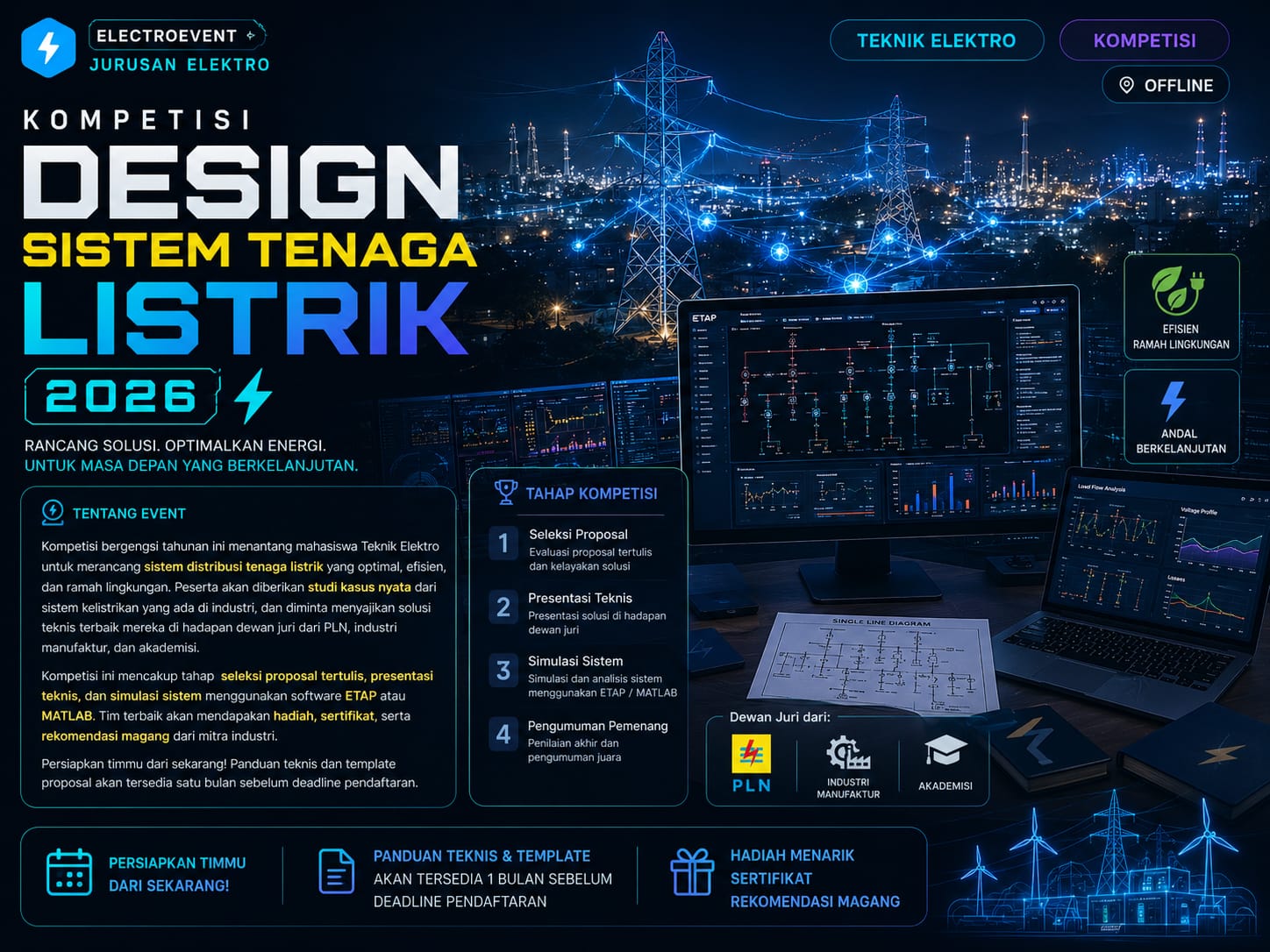 Kompetisi Desain Sistem Tenaga Listrik 2026