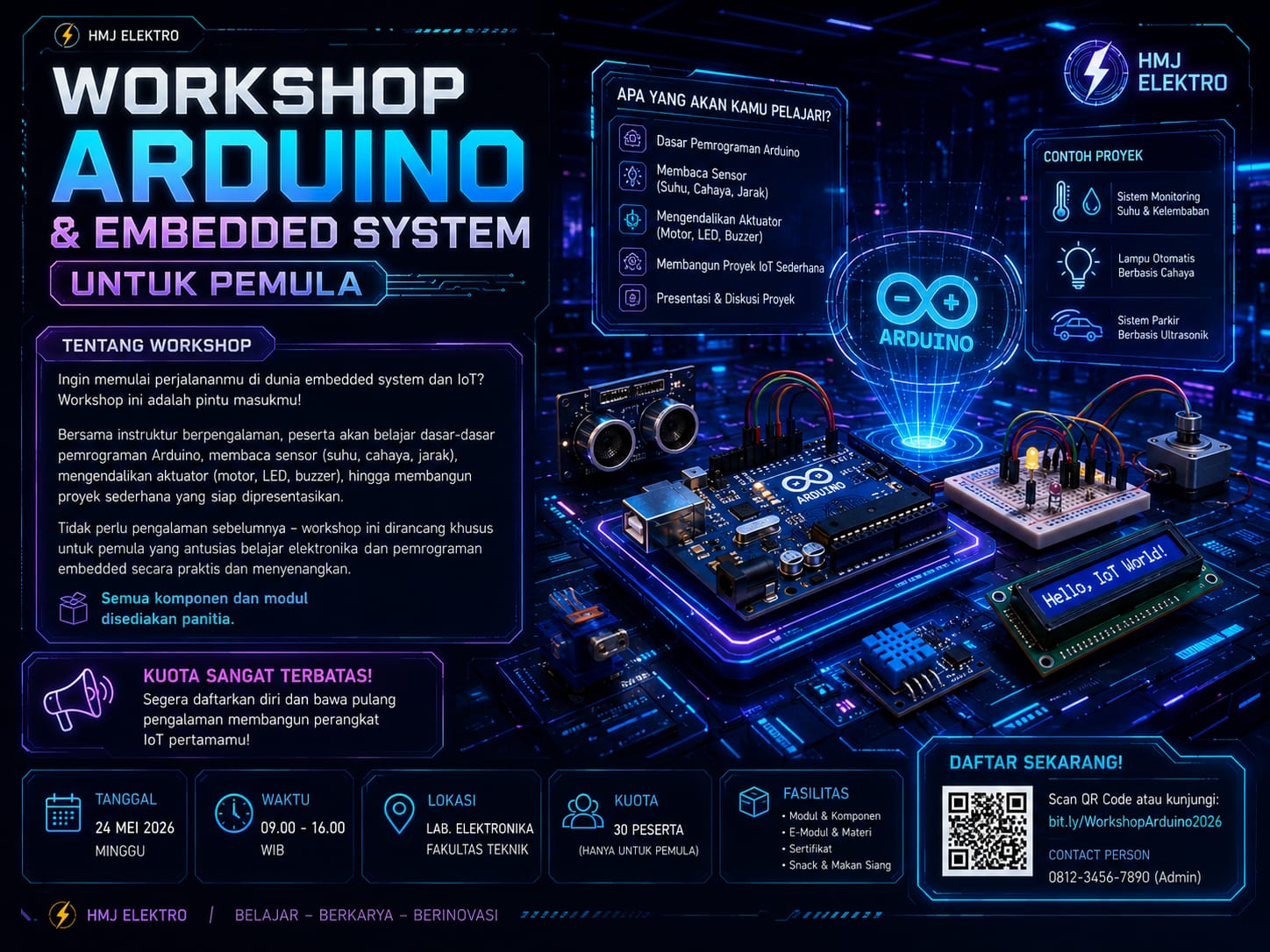 Workshop Arduino dan Embedded System untuk Pemula