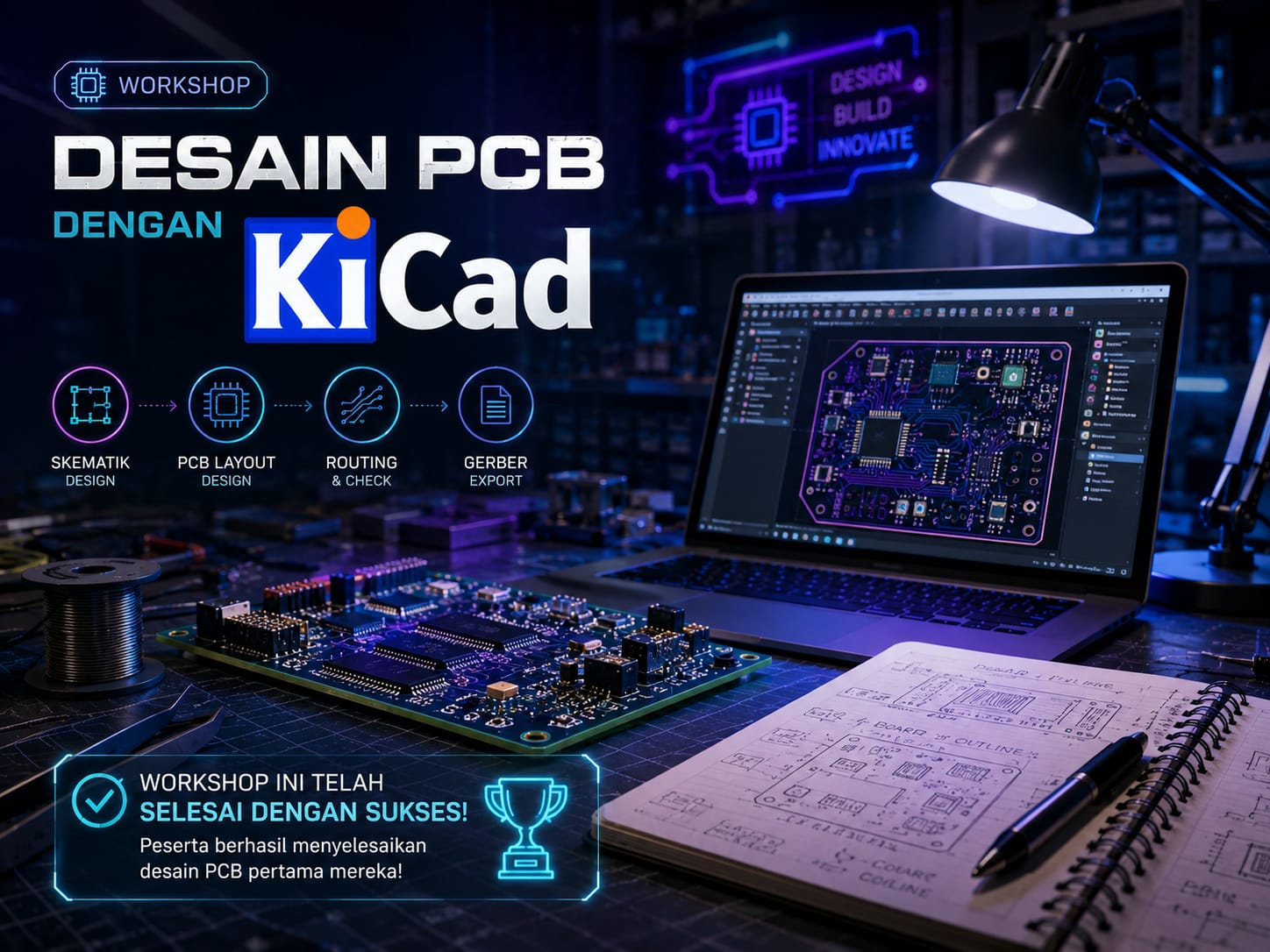 Workshop Desain PCB dengan KiCad